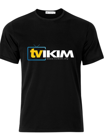 T-Shirt TVIKIM – Hitam
