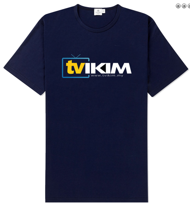 T-Shirt TVIKIM – Biru Gelap